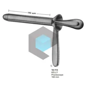 KELLY Proctoscope - Dụng cụ soi trực tràng bằng thép không gỉ y tế